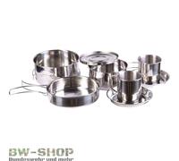 JUEGO DE COCINA MILITAR ACERO INOXIDABLE 4-8 PIEZAS UTENSILIOS DE COCINA BW...