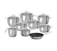 Juego de Cocina Oceanus de Vidrio Satinado en Acero Inoxidable (9 Piezas) - SIAMPOS
