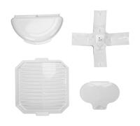 Juego de cocina para microondas, bandeja para tocino, cocina para huevos, estante para patatas, PP, accesorios para microondas para comidas diarias, fiesta de reunión