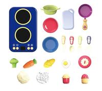 Juego de Cocina para niños, Juego de Comida para niños Cocina para niños - Finge Reproducir Comida Set con Sonido y luz | Juego de pretensión de educación educativa Realista para Infantiles de jardín