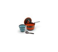 Sea To Summit - Cocina - Frontier UL Collapsible One Pot Cook Set 1L (3 Pcs) de Silicona - Naranja Naranja one size