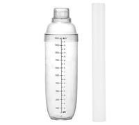 Juego de coctelera de barman, con martillo de limón, batidor de leche, coctelera portátil, coctelera transparente con escala y colador Top Wine Mixer Botella Medición de Jigger Bar Party Ho