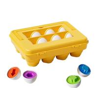 Juego De Coincidencia De Color | Juguetes sensoriales de las habilidades motoras finas | Juego De Mesa De Clasificación De Color Huevos | para y Niños Adolescentes Mujeres Hombres Adultos Cumpleaños