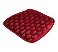 Juego De Cojines De Silla De Cocina De 1/2/4/6, Cojín De Asiento Antideslizantes para Sillas De Comedor con Lazos, Almohadillas De Silla De Comedor De Espuma Viscoelástica Desmontable