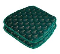 Juego De Cojines De Silla De Cocina De 1/2/4/6, Cojín De Asiento Antideslizantes para Sillas De Comedor con Lazos, Almohadillas De Silla De Comedor De Espuma Viscoelástica Desmontable