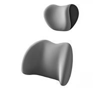 Juego de Cojines lumbares para Coche, para BMW 5 Series Touring Station wago 2004-2025 Espuma viscoelástica, diseño ergonómico, antiestática, Alivia el Dolor,B Grey