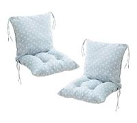 Juego de Cojines Premium (2 Piezas) Cojines de Asiento y Respaldo Separables Resistentes a La Abrasión y Altamente Elásticos para Oficina Jardín Sofá o Patio(8)