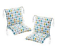 Juego de Cojines Premium (2 Piezas) Cojines de Asiento y Respaldo Separables Resistentes a La Abrasión y Altamente Elásticos para Oficina Jardín Sofá o Patio(15)