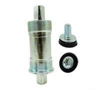 Juego de cojinetes de pedalier para bicicleta de carretera, 68 x 113 mm, sellado con agujero cuadrado BB para bielas de aleación, tornillos impermeables incluidos