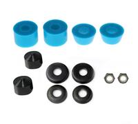 Juego de cojinetes para monopatín y longboard para camión de 7 pulgadas con material de poliuretano que mejora la estabilidad en tablas de surf terrestres (azul)