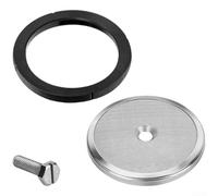 Juego de colador de ducha para Nuova para simonelli Oscar - Filtro de acero inoxidable y junta de silicona anillo de repuesto para mantenimiento de máquinas espresso