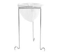 Juego de colador de mermelada, soporte de colador de gelatina con, colador para hacer mermeladas, estante de filtrado de acero inoxidable con de malla de nailon, herramienta de colado de 3