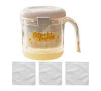 Juego de coladores profesionales de yogurt con 3 bolsas de filtro incluidas, separación de suero de leche de alta eficiencia, mango ergonómico, filtro de yogur de bajo mantenimiento