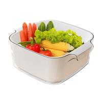 Juego de colandra de cocina - Espátula plegable de rescate de silicona | Doble capa para alimentos, perfecto para pasta, frutas, bayas, frijoles y cesta de lavado y preparación