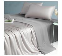 Juego de Colcha Refrescante Doble Cara de Seda de Hielo Lavada, Manta de Verano Ligera Transpirable, Ropa de Cama Suave Reversible para Toda Temporada, Lavable a Máquina (G,180x220cm(Four-Piece Set))
