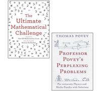 Juego de colección de 2 libros del profesor Povey's Perplexing Problems de Thomas Povey, The Ultimate Mathematical Challenge by The UK Mathematics Trust