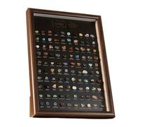 Juego de colección de cristales naturales | 100 variadas educativas - Juego de muestras minerales naturales, para entusiastas estudiantes, principiantes, pasatiempos, geólogos, meditación