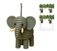 Juego de colgantes de animales con botones - Juguete para actividades familiares | Juego de manualidades para decoración navideña con botones - Para alféizar de ventana, puerta, pared, salón