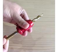 Juego de collar de tope de profundidad de taladro de aluminio ajustable para carpintería, metal y ladrillo, herramienta de precisión de 2 piezas con mecanismo de bloqueo seguro para brocas de 2 a 11