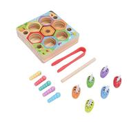 Juego de Colmena de Colores de Madera Desarrollo Educativo de los Niños Pequeños y el Vínculo Familiar, Ideal para Centros de Educación Temprana y Jardines de Infancia