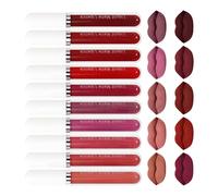 Juego de colores de labios mate de eliminación rápida para entusiastas del maquillaje en todas partes Tonos variados para ocasiones