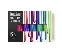 Liquitex Acrílico Basics - Set Basics 6 x118ml, Metálicos
