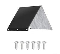 Juego de columpio de repuesto para parque infantil al aire libre, cubierta de tela Oxford 210D impermeable con protección para todas las estaciones, fácil de instalar para patio y jardín (negro)