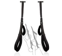 Juego de columpio de yoga aéreo para pareja con puerta Juego de columpio de yoga antigravedad Yoga antigravedad (negro)