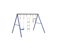 Juego De Columpios De Exterior Vidaxl Con Trapecio Y Escalera - Juego De Columpios De Exterior MKP