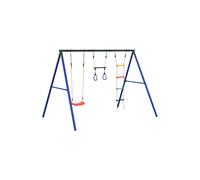 Juego De Columpios De Exterior Vidaxl Con Trapecio Y Escalera - Juego De Columpios De Exterior MKP