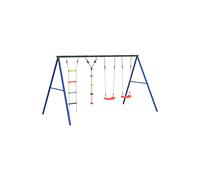 Juego De Columpios Vidaxl Con Columpios, Escalera Y Cuerda De Discos - Juego De Columpios De Exterior MKP