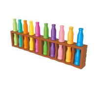 Juego de combinación de colores de botellas - Divertido juego de entrenamiento lógico | Juego de mesa educativo | Grupo popular para viajes, vacaciones de camping, nocturnas en un