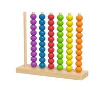 Juego De Combinación De Colores: Mejora del Control De Los Dedos, Juego De Encordado De Cuentas, Juguete Sensorial De Reconocimiento De Color para Educación De La Infancia para Niños, Niñas, V