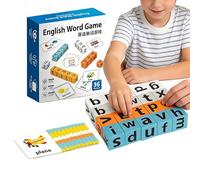 Juego de combinación de letras: combinación inteligente, juego de combinacións de palabras y ortografía en inglés | Bloques de aprendizaje del alfabeto para niños a partir de 3 años, preescolar
