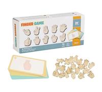 Juego de combinación de memoria, actividad de aprendizaje de gestos con las manos, juego cerebral educativo, diseño divertido y atractivo para niños, niñas, niños, hogar, guardería, preescolar,