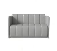 Juego de comedor, parte superior de mármol sintético de estilo industrial con marco de metal resistente y asiento tapizado para cafetería, bistró, panadería, salón y restaurante