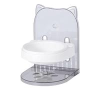 Juego de comida para gatos, comedero para mascotas elevado, comer sano, comer interactivo para mascotas, comedero para gatos de altura ajustable, juego de comedero antivómitos, fácil limpieza,