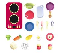 Juego De Comida para,Juguete De Cocina Educativo con Sonido Y Luz para Preescolar - Regalo de cumpleaños para Juego de Rol Creativo Chicas y Niños