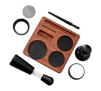 Juego De Compactador De Café - Distribuidor Antideslizante, Kit Ergonómico Profesional De 7 Piezas | Accesorios De Café Para El Hogar, Cocina, Bar, Mostrador, Tienda De Estudio, Elaboración
