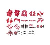 Juego de competencia combinado de actualización de aluminio completo para Traxxas 1/10 Ford GT 4-TEC 2.0 VXL BL-2S 4-TEC 3.0 Corvette 3.0 Toyota - Rojo