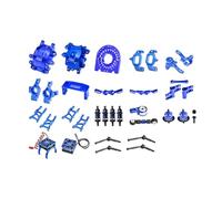 Juego de competencia combinado de actualización de aluminio completo para Traxxas 1/10 Ford GT 4-TEC 2.0 VXL BL-2S 4-TEC 3.0 Corvette 3.0 Toyota - Azul