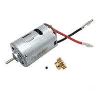 Juego de componentes de motor RC Car 540 con placa de montaje de engranaje 17T y disipador de calor de metal para regulación térmica B)