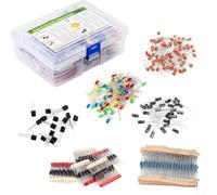 Juego de componentes electrónicos de 1500 piezas con resistencias LED (1500)