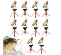 Juego de con Mosca, Variedad de truchas - Fly Fish Fly Surtido de Surtido, Juego de señuelos de Alta precisión Seguro, para Lucio Trucha de salmón | Multipurpose Outdoor Indoor Utility