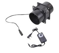 Juego de conductos de filtro de ventilador de escape de 8 cm, 12 V, extractor de aire de 8 cm para el hogar, dormitorio, baño, cocina, conducto de baño impermeable