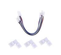 Juego De Conector Para Tira Led Rgb, 4 Pines, 10 Mm, Adaptador