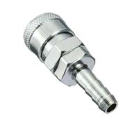 Juego de conectores boquilla cobre for manguera Gas 8mm liberación rápida, 4 Uds., for caravana y autocaravana