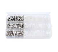 Juego de conectores de 2,8/4,8/6,3 mm, juego de terminales de cable, juego de receptáculos resistentes para proyectos de cableado fáciles y eficientes en casa