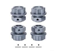 Juego de conectores de aluminio mejorado para 110 Kraton 4S V2 BLX 4X4 4S BLX RC Cars CNC mecanizado ligero resistente a los cortes ajuste seguro tornillo fácil instalación paquete de 4 (titanio)