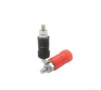 Juego de conectores de bloque de terminales banana y zócalo de 4 mm, 20 pares (40 piezas) de conectores de audio aislados para cable de altavoz de 2 a 5 mm, compatible con DV